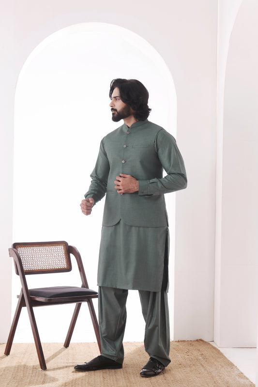 GREEN AJW#1027 - (3 Piece)