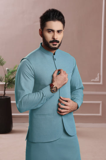 AQUA BLUE (3 Piece) AJWS#1002