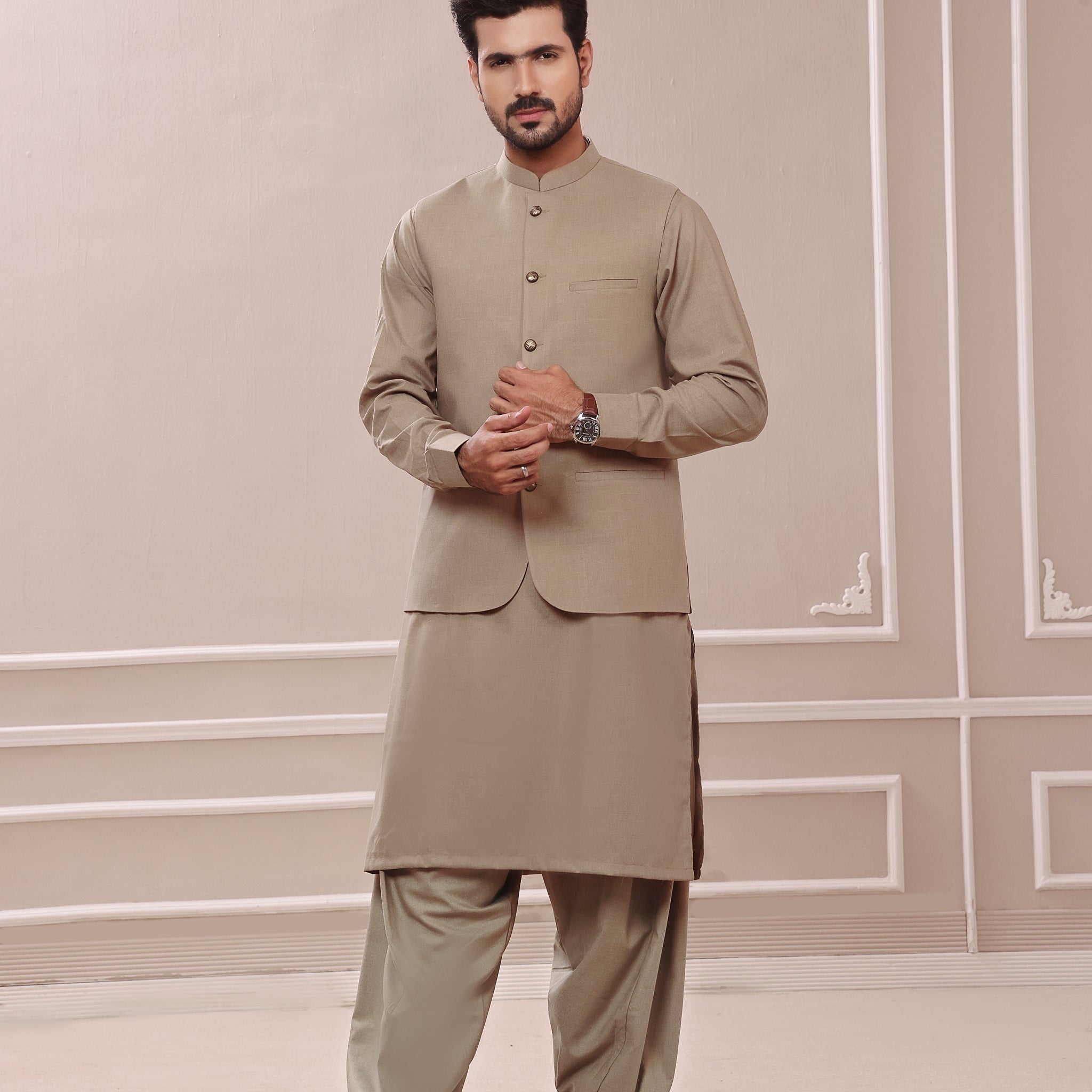 BEIGE (3 Piece) AJW-1