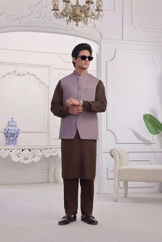 Premium Texture Waistcoat AJS#112