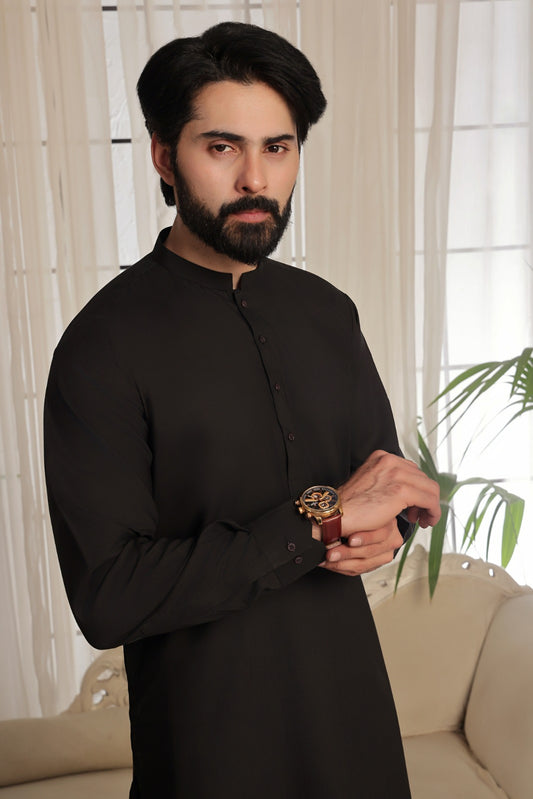 Black Kameez Shalwar AJS#154