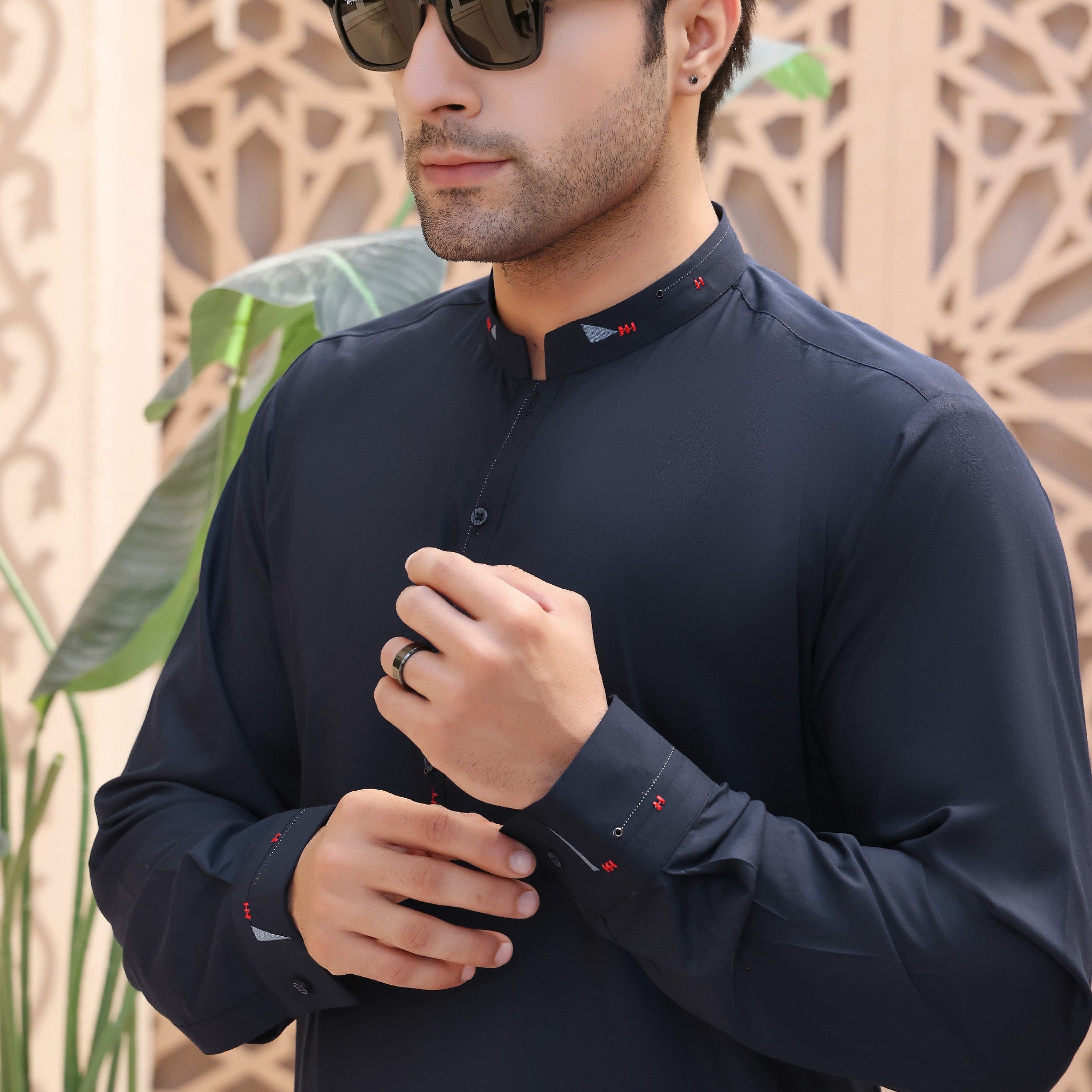 Navy Blue - Stitched AJ # 010